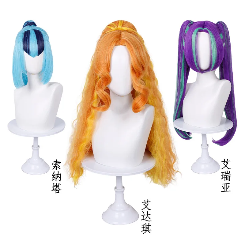 Anime Game Adagio Aria Sonata Cosplay Costume Halloween Women Dress size S-3XL Siren Shoes Wig Sexy Dress
Anime Game Adagio Aria Sonata Cosplay Costume Halloween Women Dress size S-3XL Siren Shoes Wig Sexy Dress
