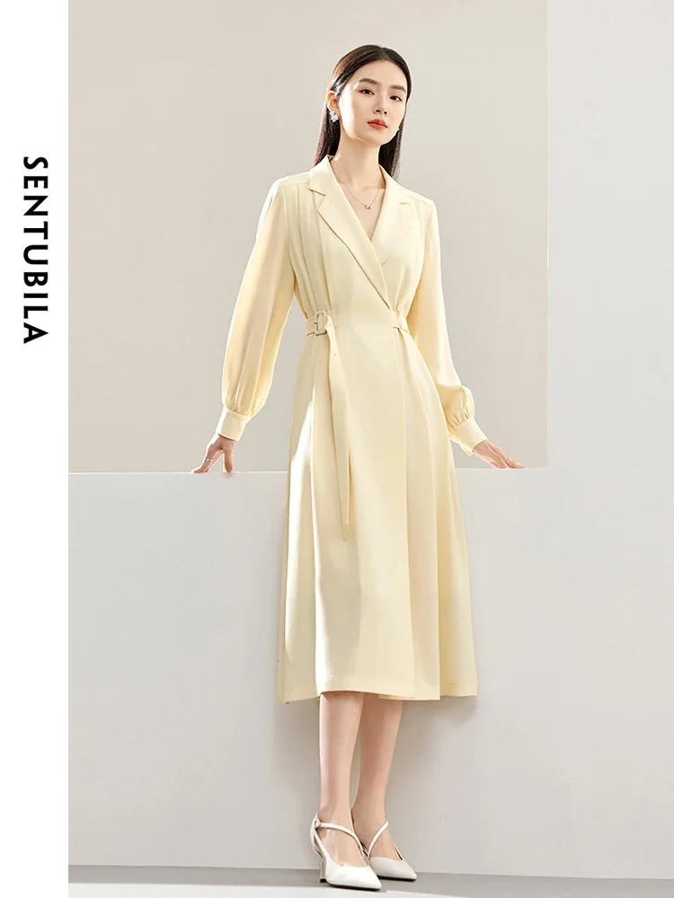 SENTUBILA Fashion Blazer Dress For Women 2025 Spring Commuter Elegant Solid Notched Long Sleeve Midi Dresses Clothes 141L52995
SENTUBILA Fashion Blazer Dress For Women 2025 Spring Commuter Elegant Solid Notched Long Sleeve Midi Dresses Clothes 141L52995