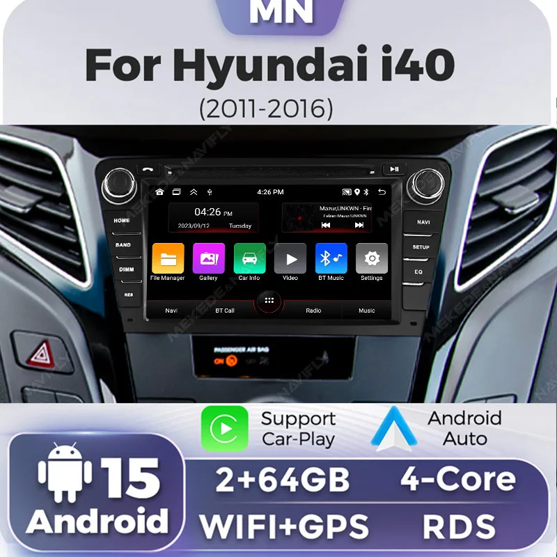 2din Android All In One 7inch Car Radio For Hyundai I40 20112012 2013 2014 2015 2016 2017 2018 2019 Carplay GPS Multimedia Audio
2din Android All In One 7inch Car Radio For Hyundai I40 20112012 2013 2014 2015 2016 2017 2018 2019 Carplay GPS Multimedia Audio