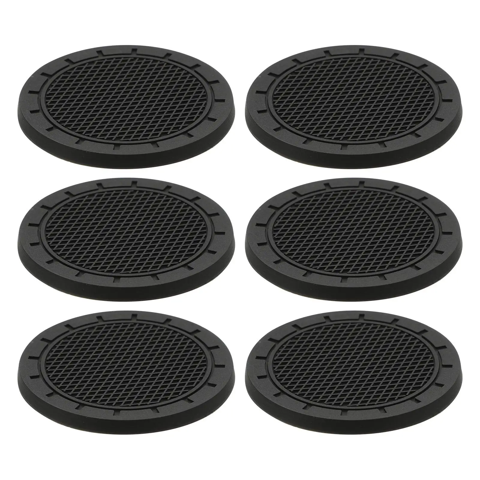 6 Pcs Cup PVC Car Coaster Black Coaster Black Home Decor Tabletop Protection Household Drink Mats Elegant Style
6 Pcs Cup PVC Car Coaster Black Coaster Black Home Decor Tabletop Protection Household Drink Mats Elegant Style