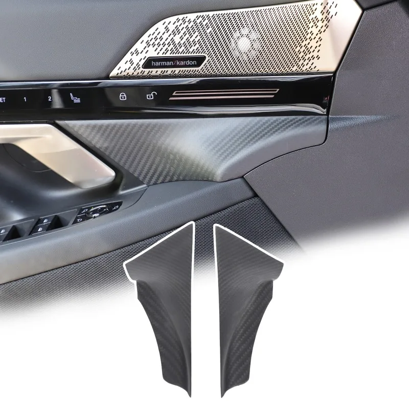 For BMW 5 Series I5 M60 G60 G68 2024 2025 Real Carbon Fiber Car Door Inner Handle Front Panel Decorative Cover Car Accessories
For BMW 5 Series I5 M60 G60 G68 2024 2025 Real Carbon Fiber Car Door Inner Handle Front Panel Decorative Cover Car Accessories