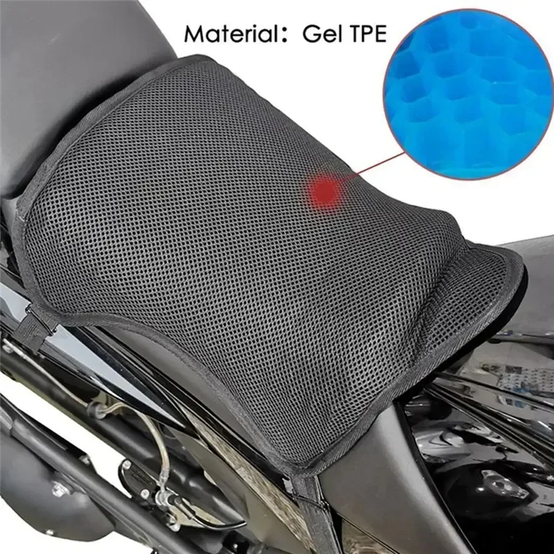 A51K-Heat Insulation Motorcycle Gel Seat Cushion Breathable Air Pad Cover Anti Slip Sunscreen Seat Cover Shock Absorption
A51K-Heat Insulation Motorcycle Gel Seat Cushion Breathable Air Pad Cover Anti Slip Sunscreen Seat Cover Shock Absorption