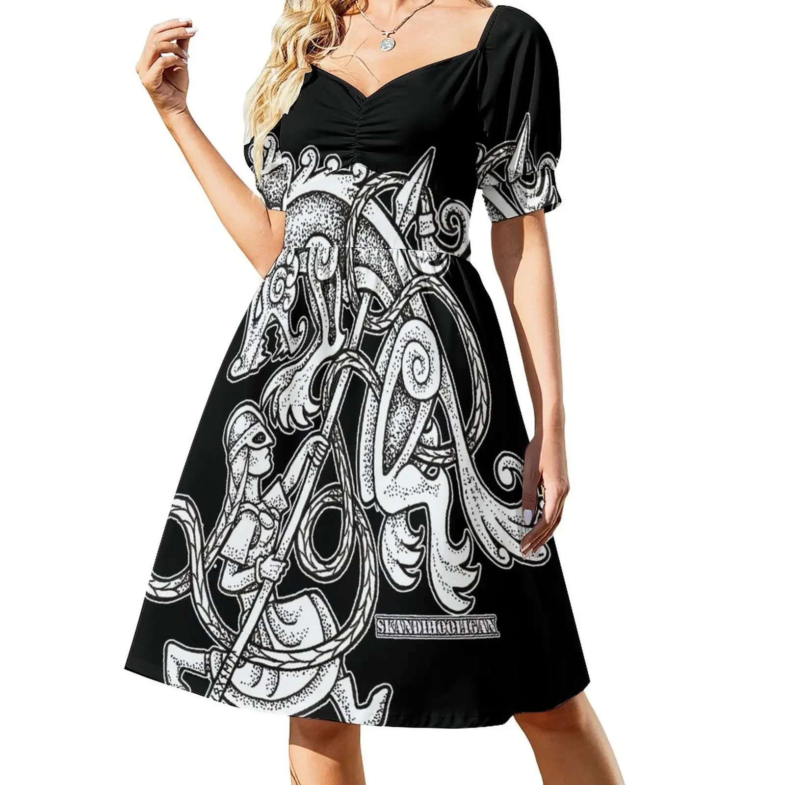 Shieldmaiden Huntress Short-Sleeved Dress Evening gown women's dresses luxury womens dress
Shieldmaiden Huntress Short-Sleeved Dress Evening gown women's dresses luxury womens dress
