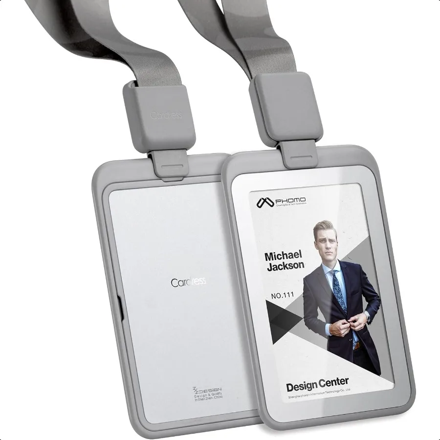 Self Retractable ID Badge Holders with Carabiner Reel Clip and Badge Lanyard HeavyDuty ID Card Holder for Neck Vertical Style T
Self Retractable ID Badge Holders with Carabiner Reel Clip and Badge Lanyard HeavyDuty ID Card Holder for Neck Vertical Style T