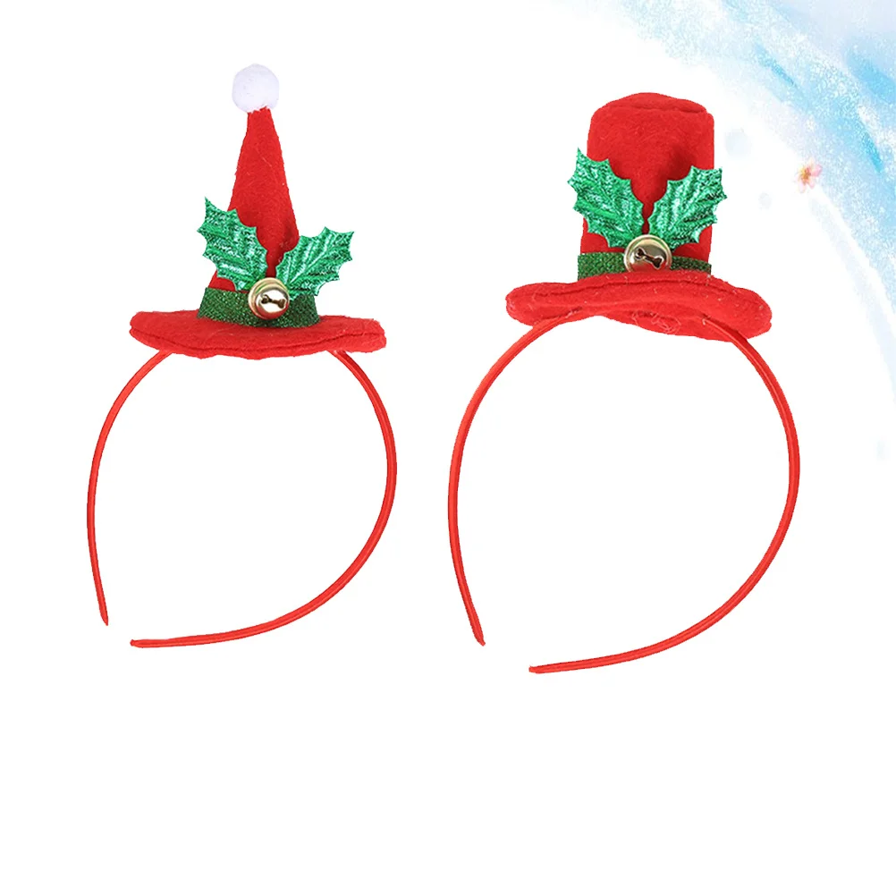 2Pcs Christmas Hair Band Lovely Hat Shape Headwear Non-Deformation Lightweight Design for Festive Party Atmosphere
2Pcs Christmas Hair Band Lovely Hat Shape Headwear Non-Deformation Lightweight Design for Festive Party Atmosphere