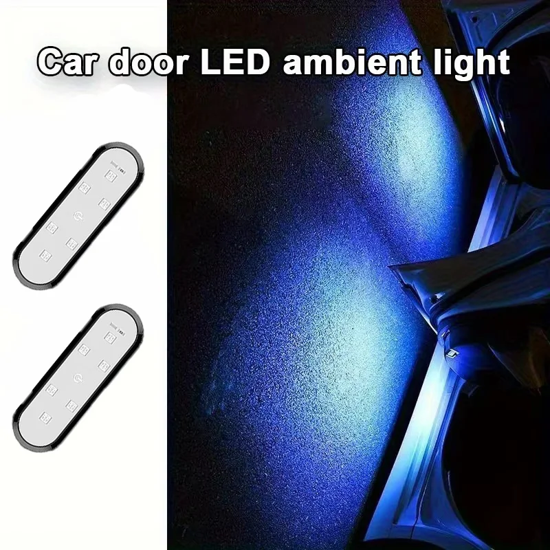 LED Car Door Lights Welcome Light Magnetic Control USB Charging Auto Open Door Safe Anti-collision Emergency Warning Signal Lamp
LED Car Door Lights Welcome Light Magnetic Control USB Charging Auto Open Door Safe Anti-collision Emergency Warning Signal Lamp