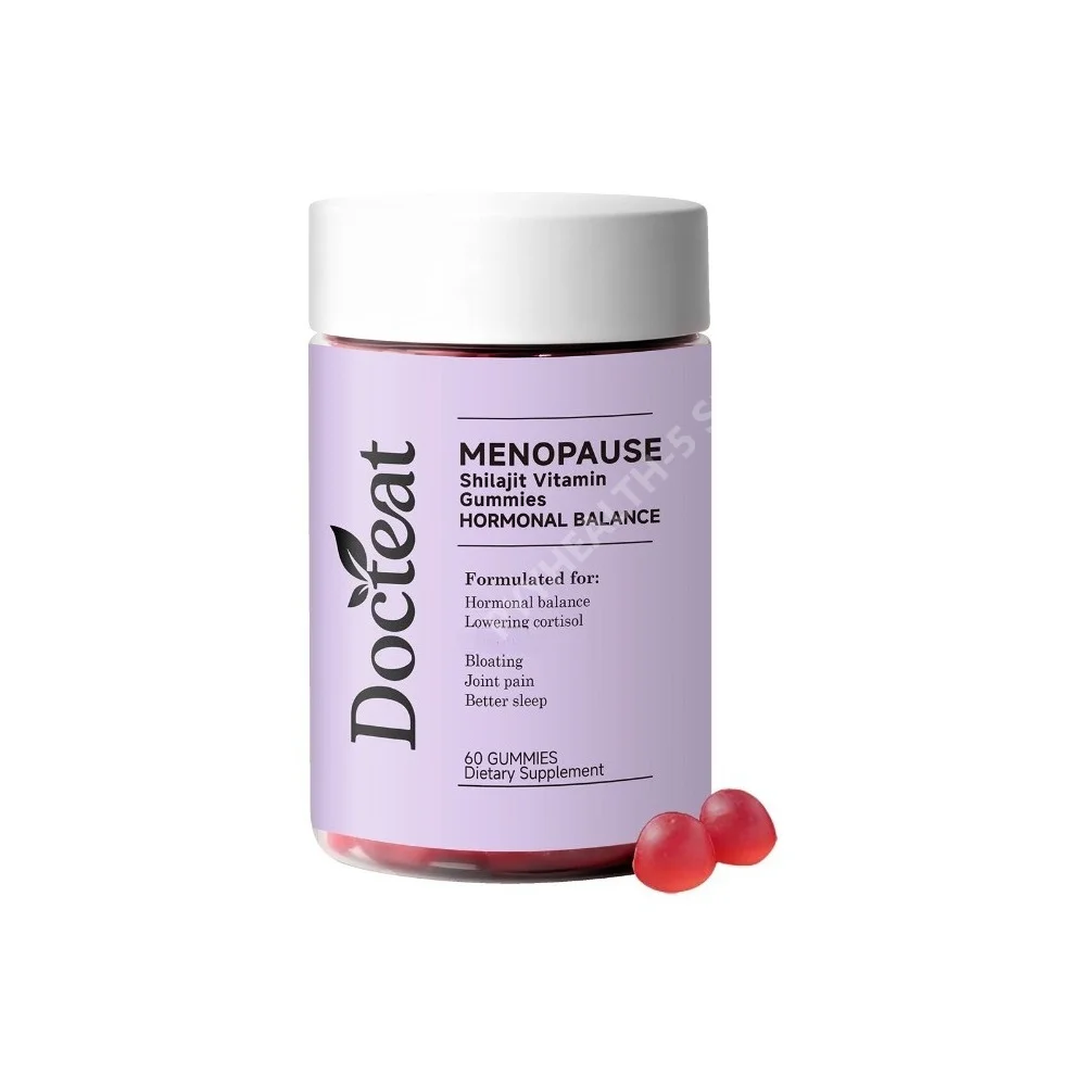 Docteat Menopause Gummies 60 Ct, with Ashwagandha Black Cohosh Chaste Berry, Vitamins B6 D, Easy-to-take Daily Balance Support
Docteat Menopause Gummies 60 Ct, with Ashwagandha Black Cohosh Chaste Berry, Vitamins B6 D, Easy-to-take Daily Balance Support