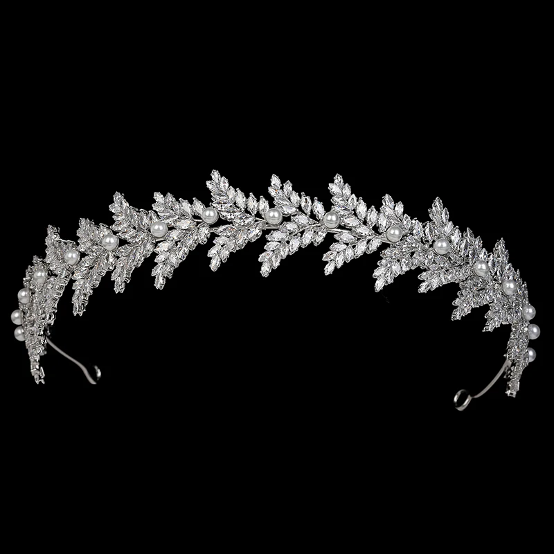 Crown HADIYANA Cubic Zirconia Wedding Bride Crowns Princess Bridal Zirconia Birthday Party Hair Accessories BC6300
Crown HADIYANA Cubic Zirconia Wedding Bride Crowns Princess Bridal Zirconia Birthday Party Hair Accessories BC6300