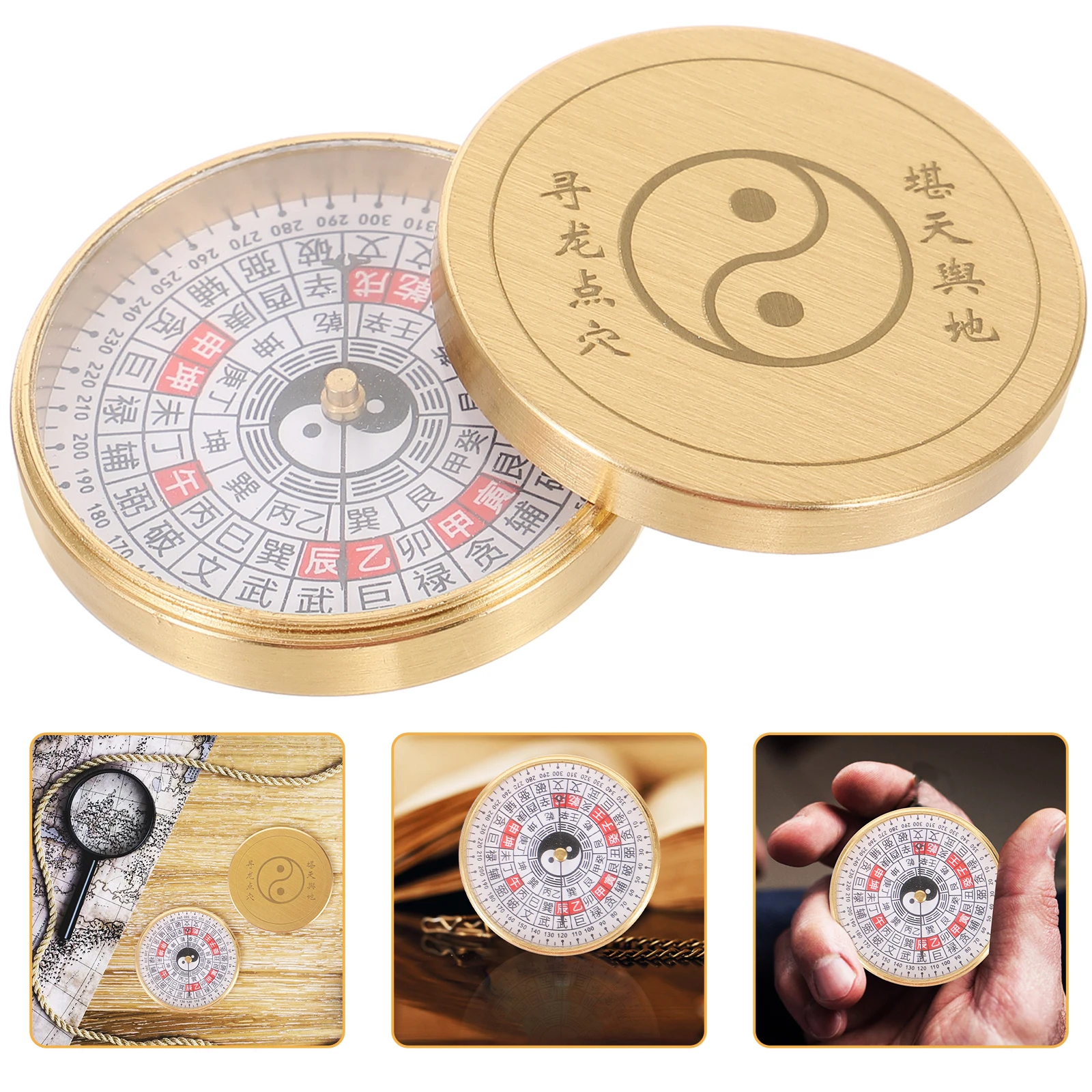 Copper Mini Compass 45mm Diameter Durable Retro Style Traditional Chinese Decor Travel Small Portable Desk nament
Copper Mini Compass 45mm Diameter Durable Retro Style Traditional Chinese Decor Travel Small Portable Desk nament
