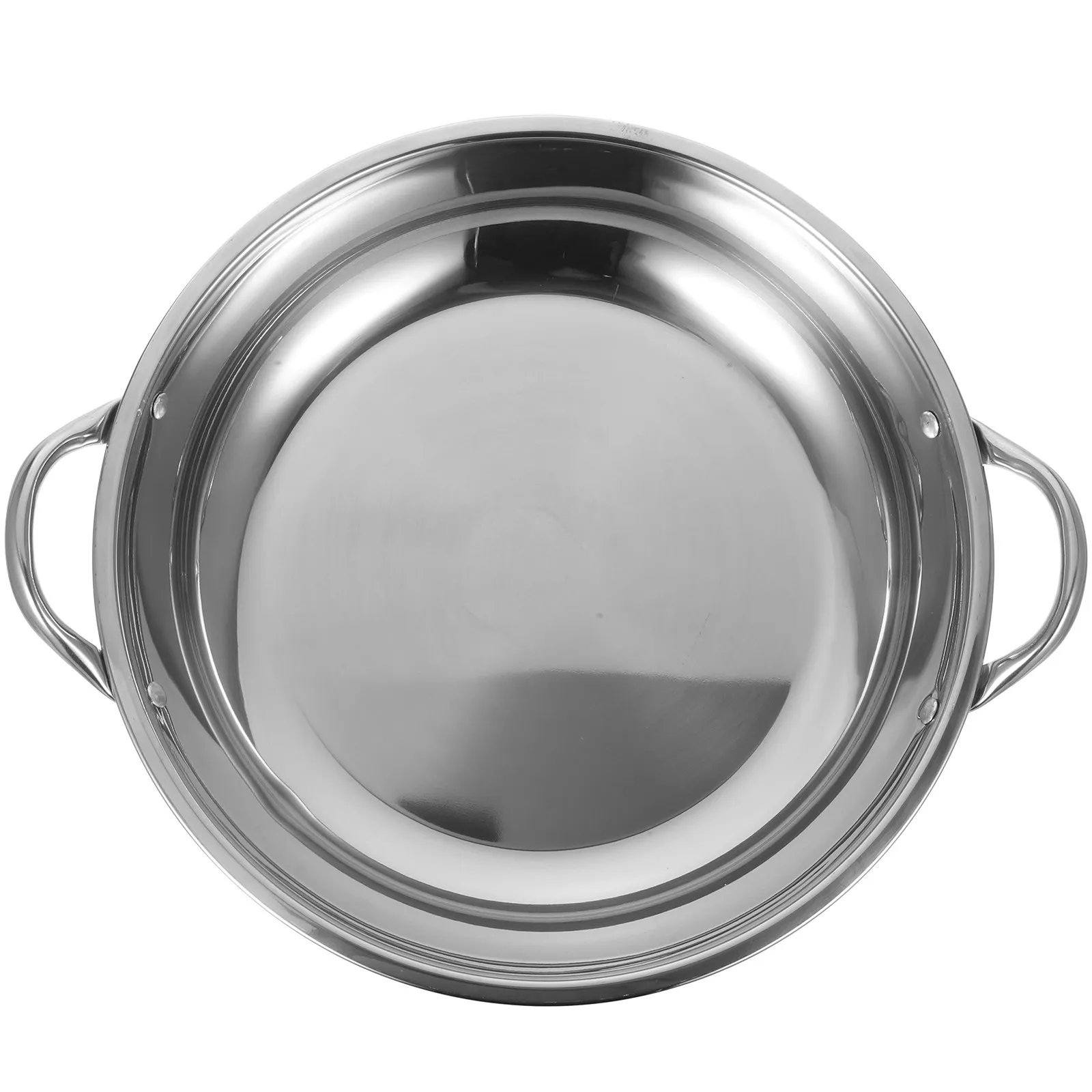 Stainless Steel Hot Pot Cooking Pan Double Handle for Seafood Dry Spicy Hot Pot Rapid Heating Kitchen Cookware
Stainless Steel Hot Pot Cooking Pan Double Handle for Seafood Dry Spicy Hot Pot Rapid Heating Kitchen Cookware