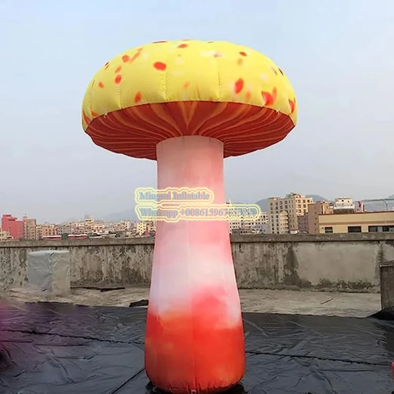 Full Printing Colored 10 Feet Tall Inflatable Mushroom Balloon Plant Model For Theme Park Event Stage Decoration
Full Printing Colored 10 Feet Tall Inflatable Mushroom Balloon Plant Model For Theme Park Event Stage Decoration