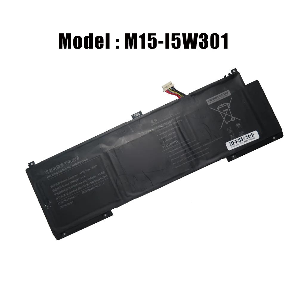 Model M15-I5W301 Laptop Battery For DEXP For Atlas 11.4V 4825MAH 55WH New
Model M15-I5W301 Laptop Battery For DEXP For Atlas 11.4V 4825MAH 55WH New