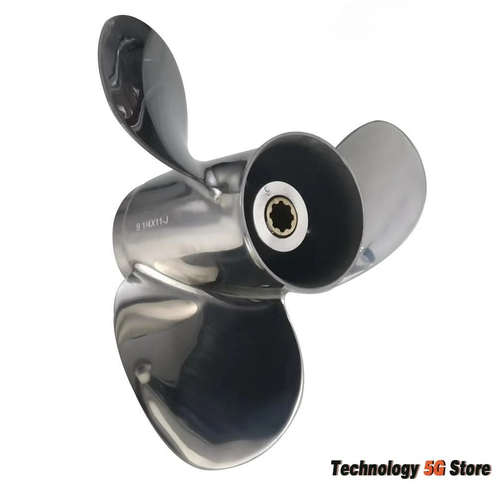 Outboard Engine Marine Stainless Steel Propeller for Yamaha 9.9-20 HP 9 1/4X9-J 9 1/4X10-J 9 1/4X11-J 1/4X12-J 8 Tooth/Spline
Outboard Engine Marine Stainless Steel Propeller for Yamaha 9.9-20 HP 9 1/4X9-J 9 1/4X10-J 9 1/4X11-J 1/4X12-J 8 Tooth/Spline