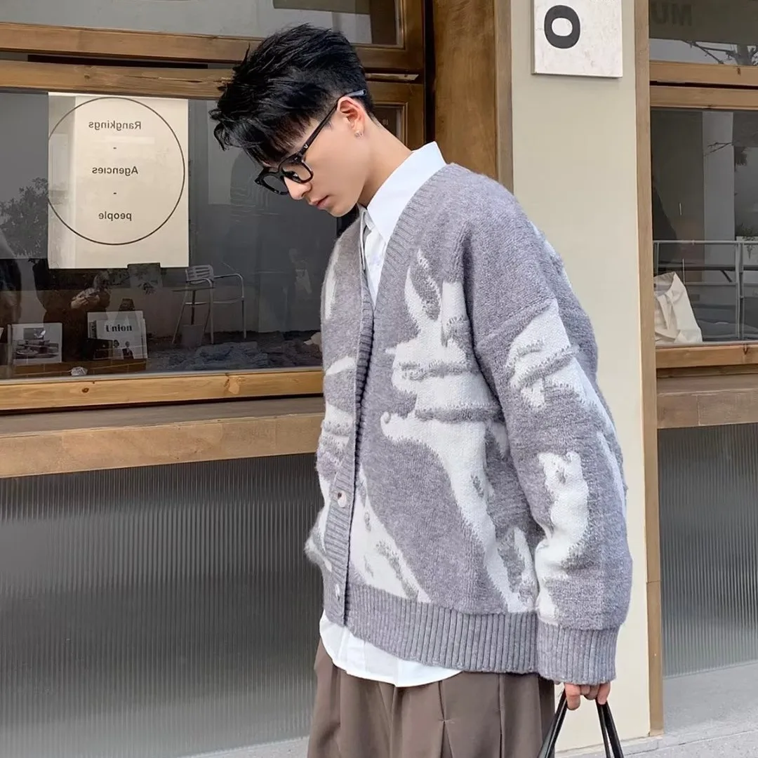 Men's Clothing V Neck Blue Cardigan Graphic Knit Sweater Male New in Sheap Aesthetic Meme Maletry Large Big Size Korean Fashion
Men's Clothing V Neck Blue Cardigan Graphic Knit Sweater Male New in Sheap Aesthetic Meme Maletry Large Big Size Korean Fashion