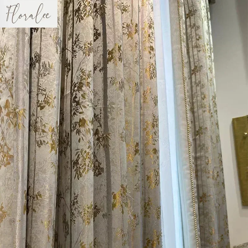 Gold Leaf Printing Chinese Retro Style Curtains for Living Room Bedroom Dining High Precision Study Hall Light Luxury CustomSize
Gold Leaf Printing Chinese Retro Style Curtains for Living Room Bedroom Dining High Precision Study Hall Light Luxury CustomSize