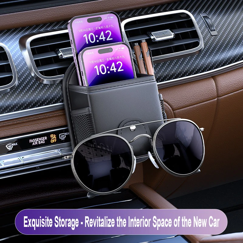 Car Air Outlet Storage Bag For General Models Car Phone Card Bag Glasses Clip Storage Bag Automotive Interior Accessories
Car Air Outlet Storage Bag For General Models Car Phone Card Bag Glasses Clip Storage Bag Automotive Interior Accessories