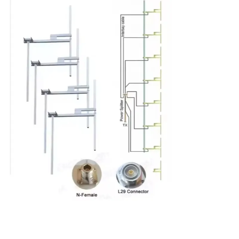 High Power 1000watts Directional 88-108MHz HF Outdoor Wireless Broadcastyagi Antenna Aluminum FM Dipole Broadcast Antenna
High Power 1000watts Directional 88-108MHz HF Outdoor Wireless Broadcastyagi Antenna Aluminum FM Dipole Broadcast Antenna