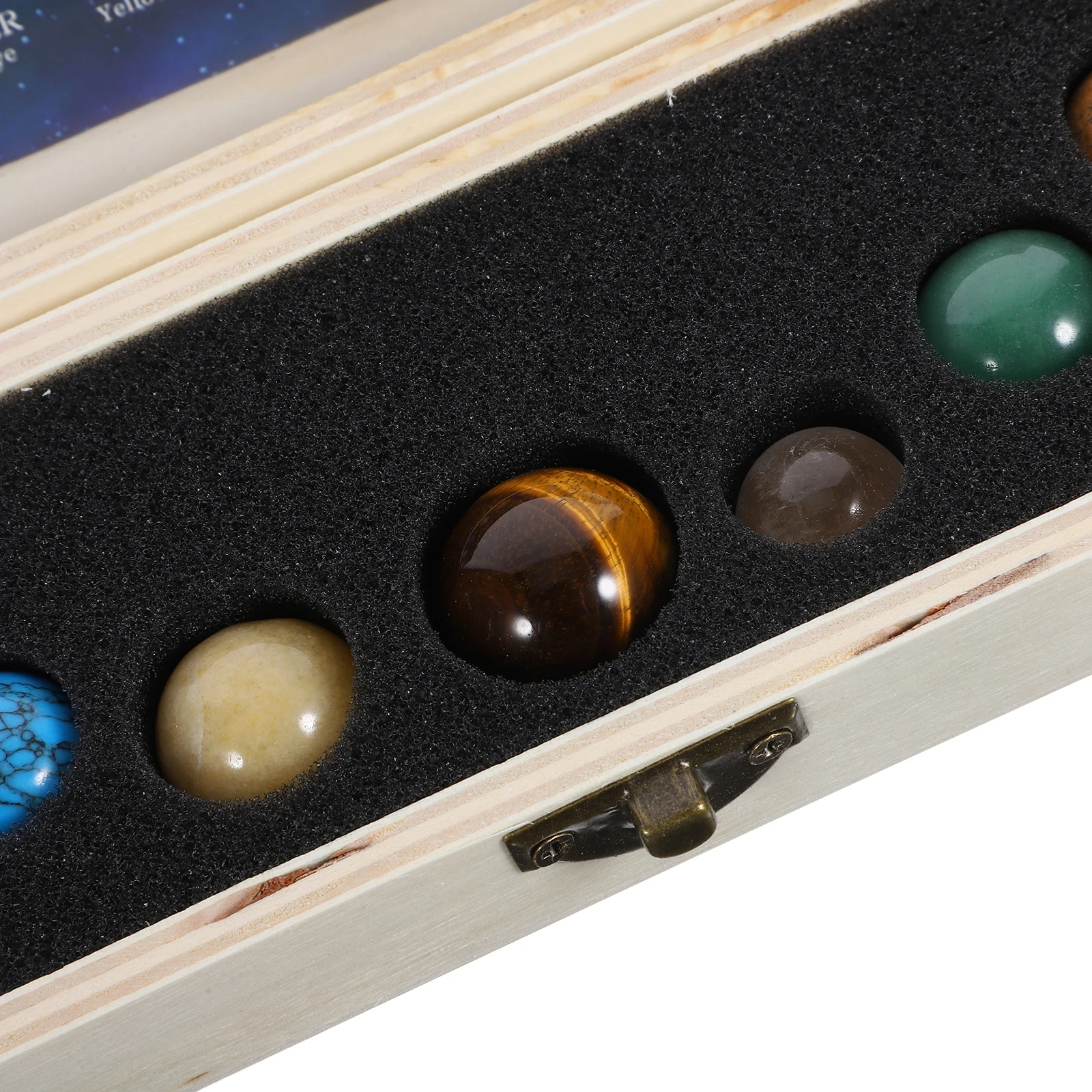 1 set Solar System Nine Planets nament Decor Desktop Minerals Crystals Natural Gemstone Round Stone Collection Gift Building
1 set Solar System Nine Planets nament Decor Desktop Minerals Crystals Natural Gemstone Round Stone Collection Gift Building