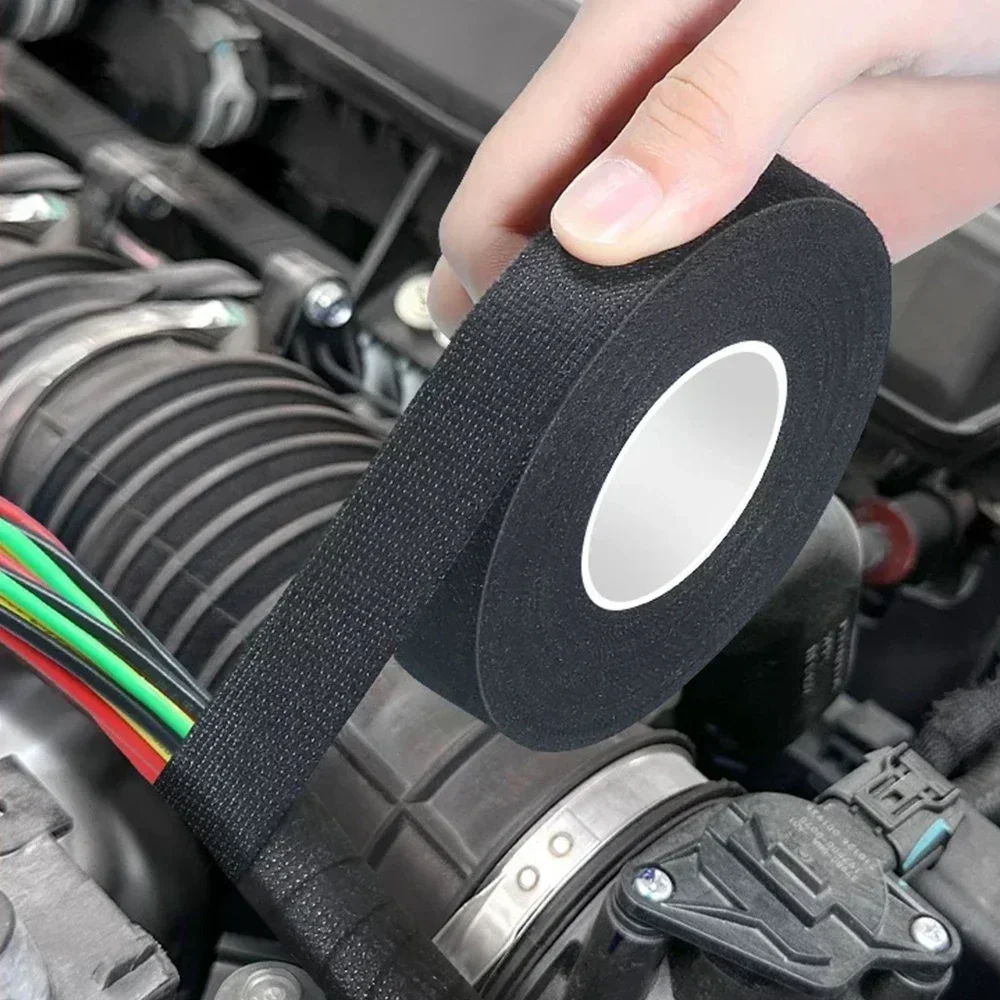 19/25MM Electrical Insulating Tape Heat Resistant Harness Tape Car Cable Harness Wiring Loom Protection Waterproof Tape
19/25MM Electrical Insulating Tape Heat Resistant Harness Tape Car Cable Harness Wiring Loom Protection Waterproof Tape
