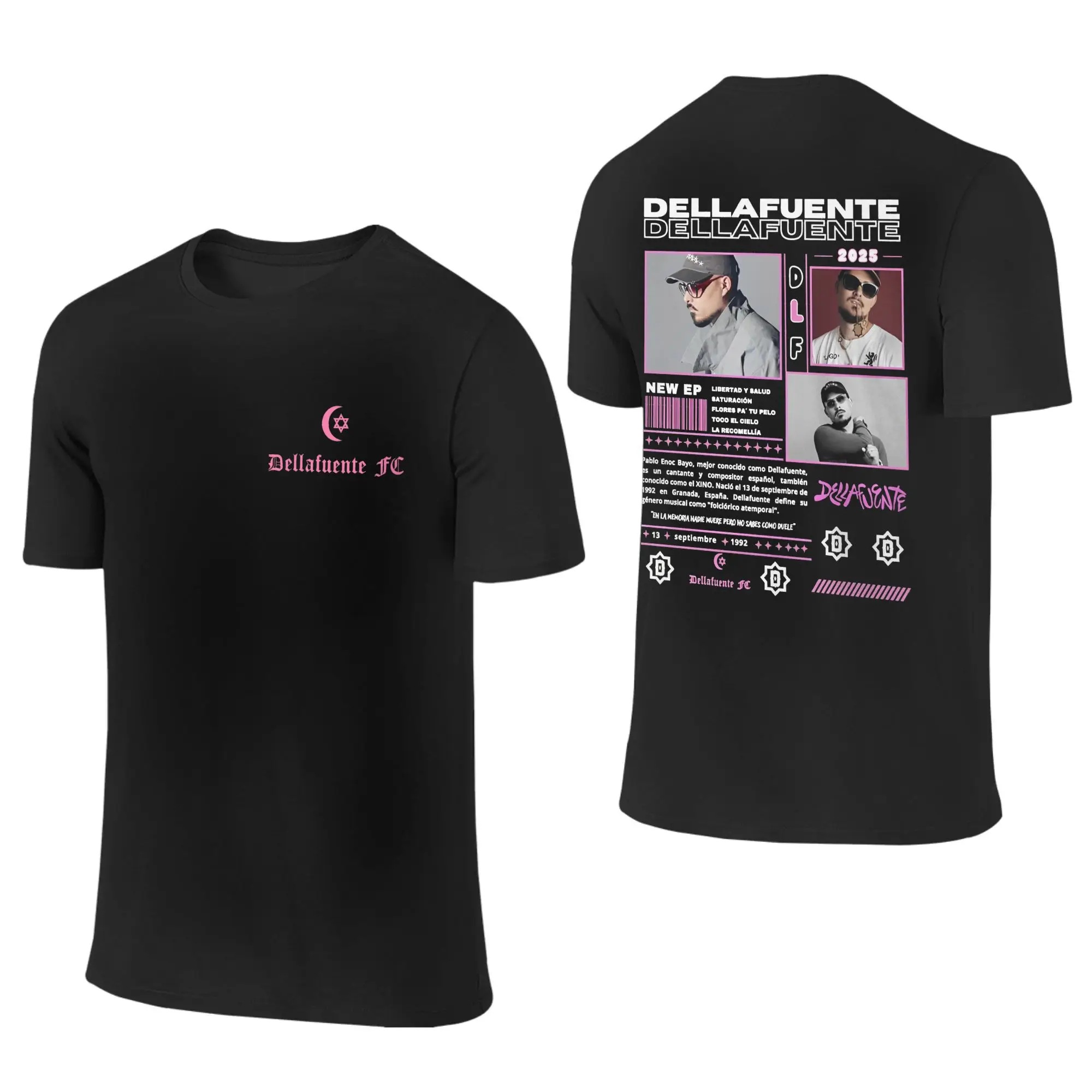 Summer Dellafuente Singer Logo Pink T Shirt Accessories for Men Women Pure Cotton Casual T-shirt Short Sleeve Clothing
Summer Dellafuente Singer Logo Pink T Shirt Accessories for Men Women Pure Cotton Casual T-shirt Short Sleeve Clothing
