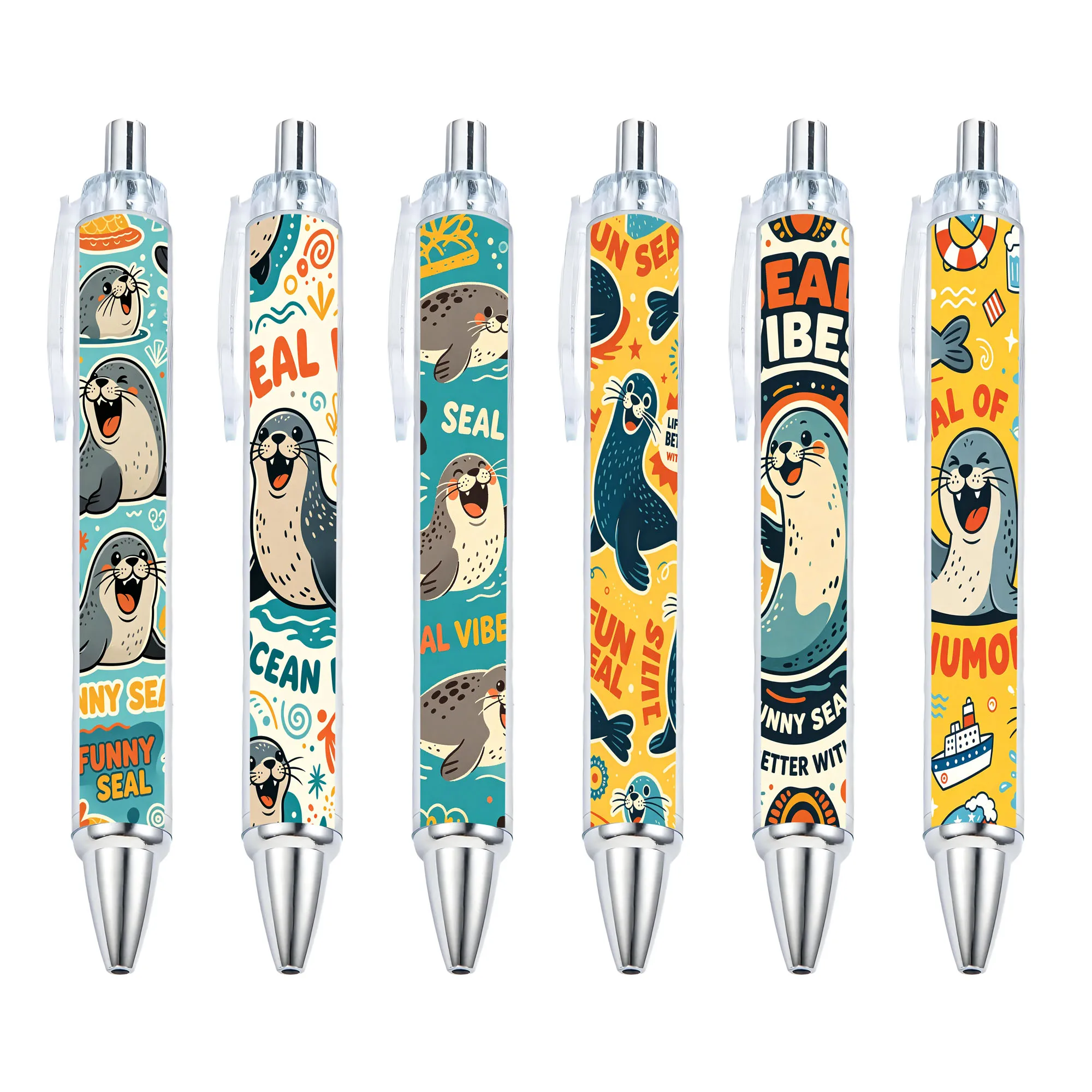 12pcs Creative Seal Shaped Ballpoint Pen Animal Series Special Press Pen Seal Gift Pen
12pcs Creative Seal Shaped Ballpoint Pen Animal Series Special Press Pen Seal Gift Pen