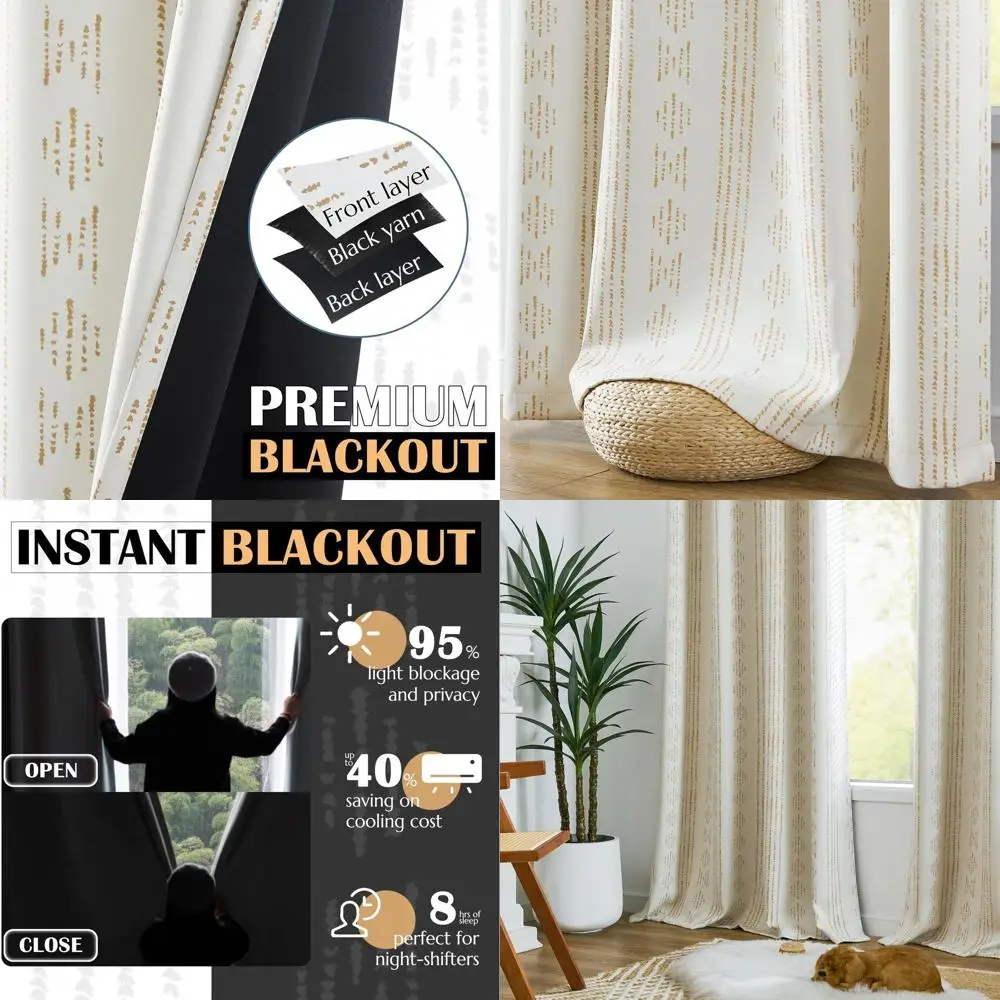 Термоизолированные 84 бежевые геометрические шторы в стиле бохо с люверсами для спальни, затемнение 95%, 2 панели
Термоизолированные 84 бежевые геометрические шторы в стиле бохо с люверсами для спальни, затемнение 95%, 2 панели