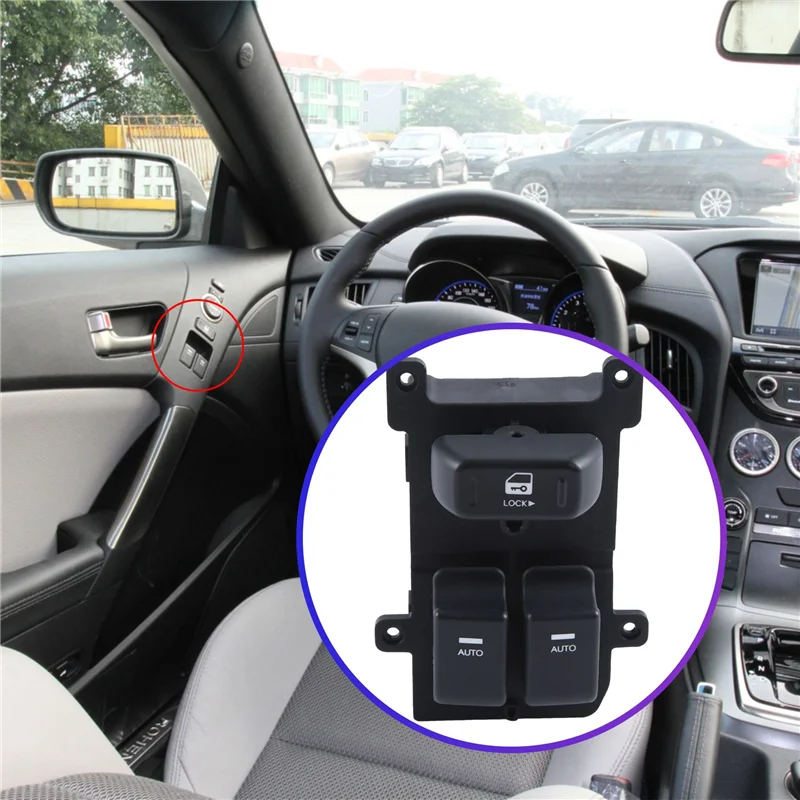 93571-2M0009P Car Left Driver Door Power Window Main Switch For Hyundai Genesis Coupe 2010-2012
93571-2M0009P Car Left Driver Door Power Window Main Switch For Hyundai Genesis Coupe 2010-2012