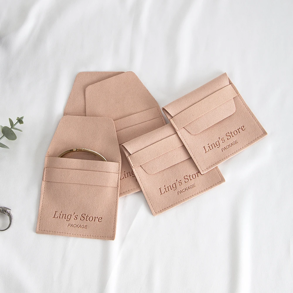 100Pcs Custom Logo Luxury Peach Microfiber Gift Envelope Jewelry Pouch for Necklace Bracelet Ring Earrings Fashion Jewellery Bag
100Pcs Custom Logo Luxury Peach Microfiber Gift Envelope Jewelry Pouch for Necklace Bracelet Ring Earrings Fashion Jewellery Bag