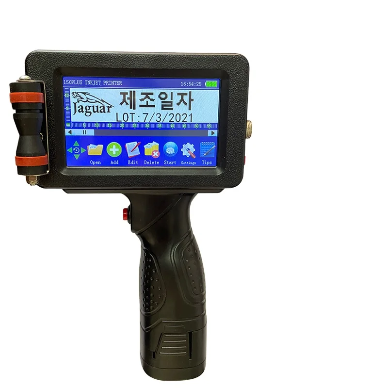 Fast Dry Handheld Inkjet Printer QR Code logo Date Continuous Inkjet Printing Machine for Carton Plastic Bags Metal
Fast Dry Handheld Inkjet Printer QR Code logo Date Continuous Inkjet Printing Machine for Carton Plastic Bags Metal