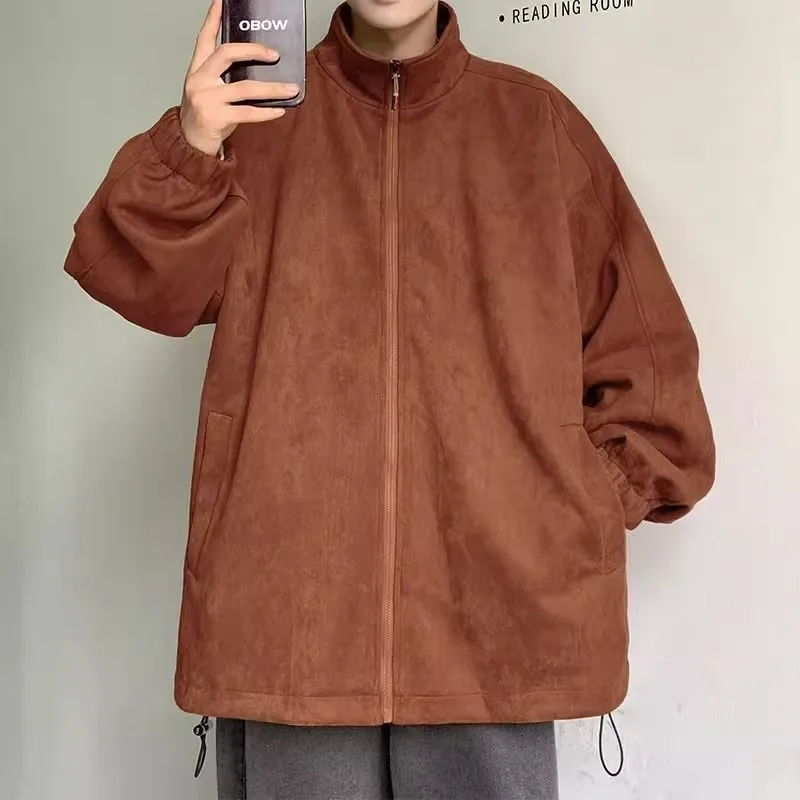 Новинка 2024, мужской большой размер 300, замшевый костюм Jaet, американский Sle, ретро, наряд для пар, на молнии, длинный све, молодежная мода
Новинка 2024, мужской большой размер 300, замшевый костюм Jaet, американский Sle, ретро, наряд для пар, на молнии, длинный све, молодежная мода