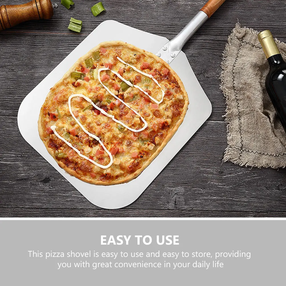Aluminum Pizza Server Wooden Handle Professional Kitchen Baking Peel Oven Tool Non Slip Handle Pizza Shovel
Aluminum Pizza Server Wooden Handle Professional Kitchen Baking Peel Oven Tool Non Slip Handle Pizza Shovel
