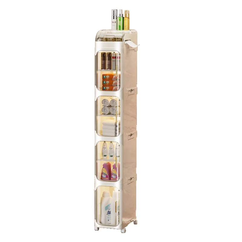 Toilet Crack Storage Cabinet Household Drawer Type Narrow Crack Locker Bathroom Large Capacity Thickened Transparent
Toilet Crack Storage Cabinet Household Drawer Type Narrow Crack Locker Bathroom Large Capacity Thickened Transparent