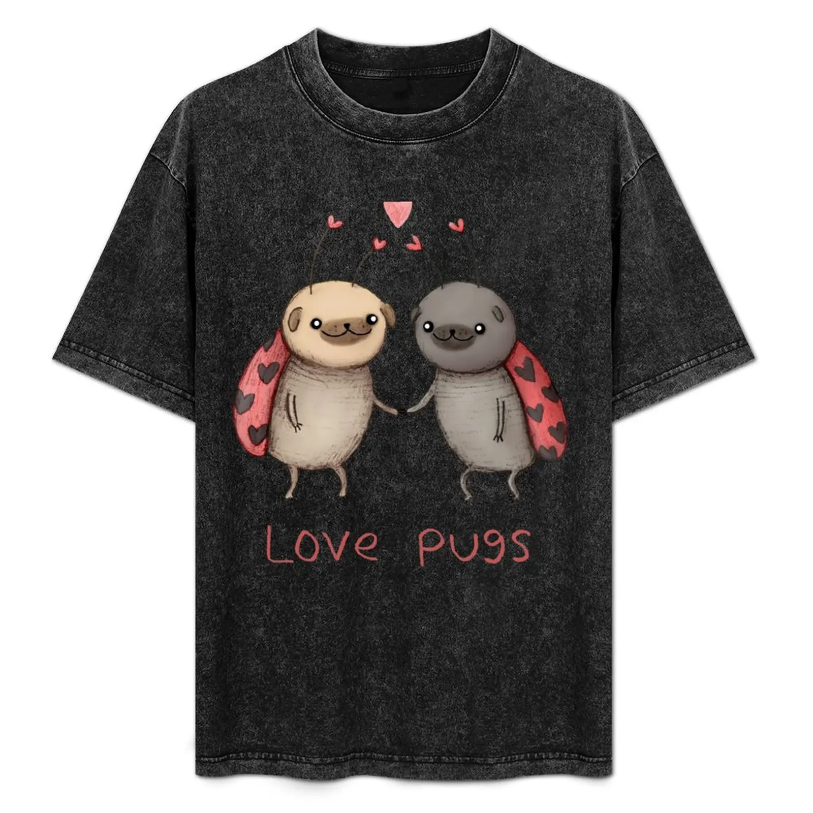 Love Pugs T-Shirt Casual All Match Short Sleeve T-Shirt
Love Pugs T-Shirt Casual All Match Short Sleeve T-Shirt