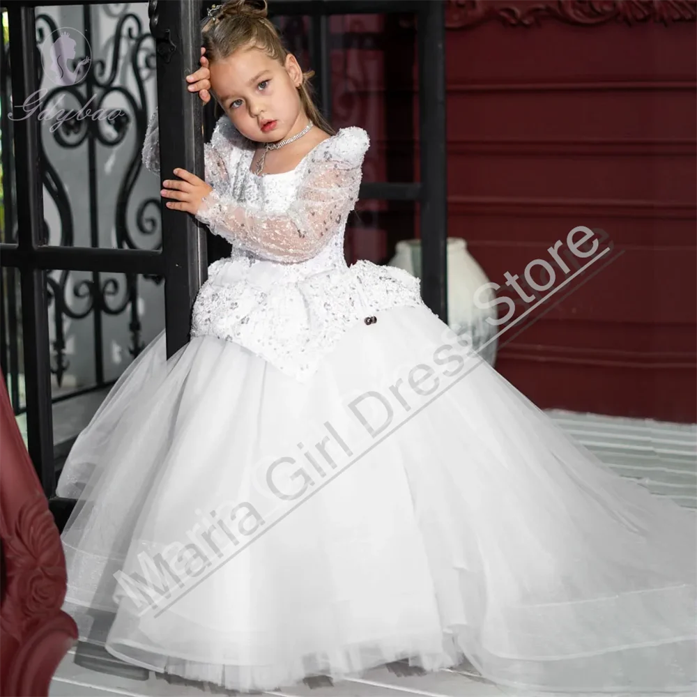 Customized Sequin Tulle Square Collar Flower Girl Dress Fluffy For Wedding Birthday Communion Banquet Princess Gown
Customized Sequin Tulle Square Collar Flower Girl Dress Fluffy For Wedding Birthday Communion Banquet Princess Gown