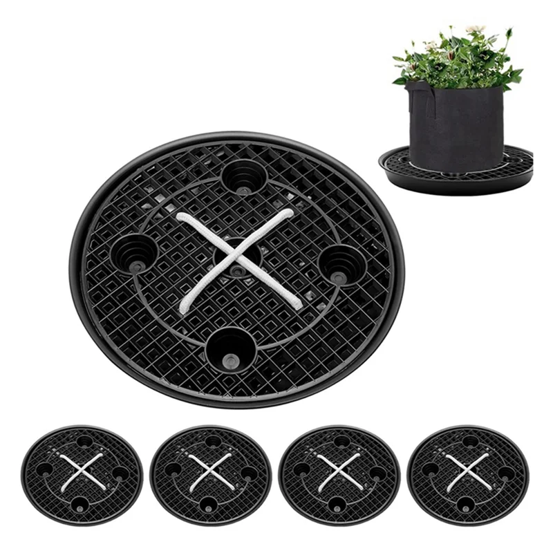 A93Z Auto-Irrigation Water Delivery System, Self Watering Fabric Pot Base 4-Pack, Fits 5 Gallon Grow Bags
A93Z Auto-Irrigation Water Delivery System, Self Watering Fabric Pot Base 4-Pack, Fits 5 Gallon Grow Bags