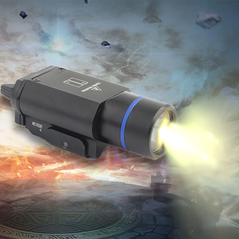 800 Lumens Tactical Pistol light Airsoft Rifle Scout light Guidance Dedicated Under Barrel Flashlight
800 Lumens Tactical Pistol light Airsoft Rifle Scout light Guidance Dedicated Under Barrel Flashlight
