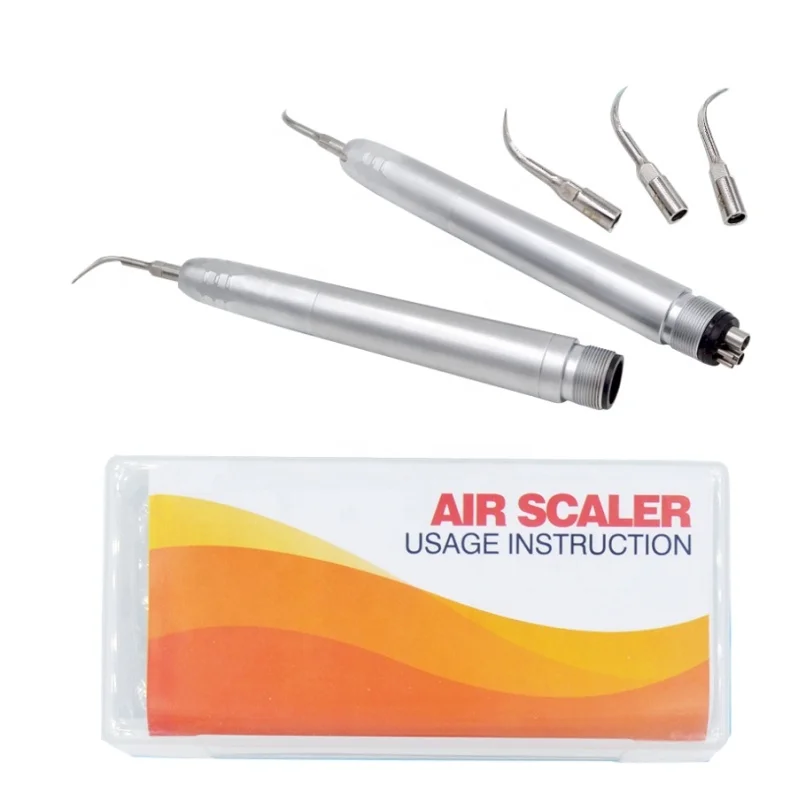 Dental Equipments Ultrasonic Air Scaler 2/4 Holes dental Scaler Handpiece With 3 Tips
Dental Equipments Ultrasonic Air Scaler 2/4 Holes dental Scaler Handpiece With 3 Tips