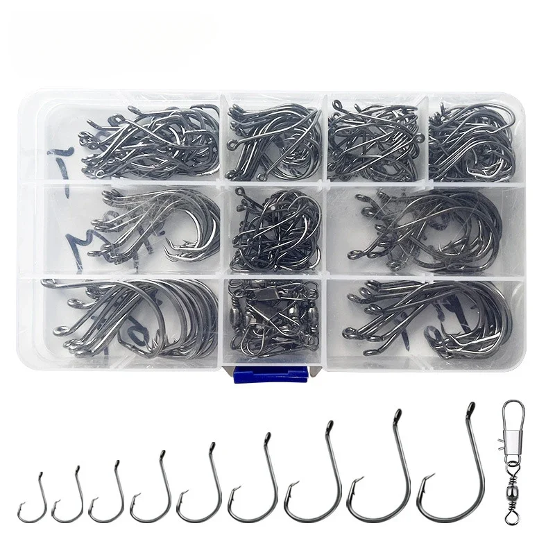 170 Pcs Hook Set High Carbon Fishing Steel Seal Hook with Barb Hook Carp Fishing Fishing Hooks Fishing Accessories Hooks Fishing
170 Pcs Hook Set High Carbon Fishing Steel Seal Hook with Barb Hook Carp Fishing Fishing Hooks Fishing Accessories Hooks Fishing
