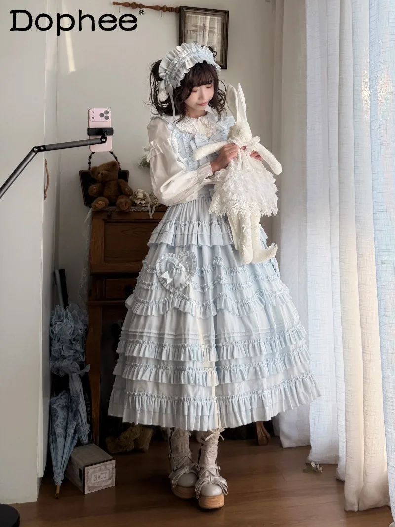 Sweet Cla Japanese New Product Original Design Lolita Jsk Dress Tea Party Cute Girl Dress High Waist Suspender Dress
Sweet Cla Japanese New Product Original Design Lolita Jsk Dress Tea Party Cute Girl Dress High Waist Suspender Dress