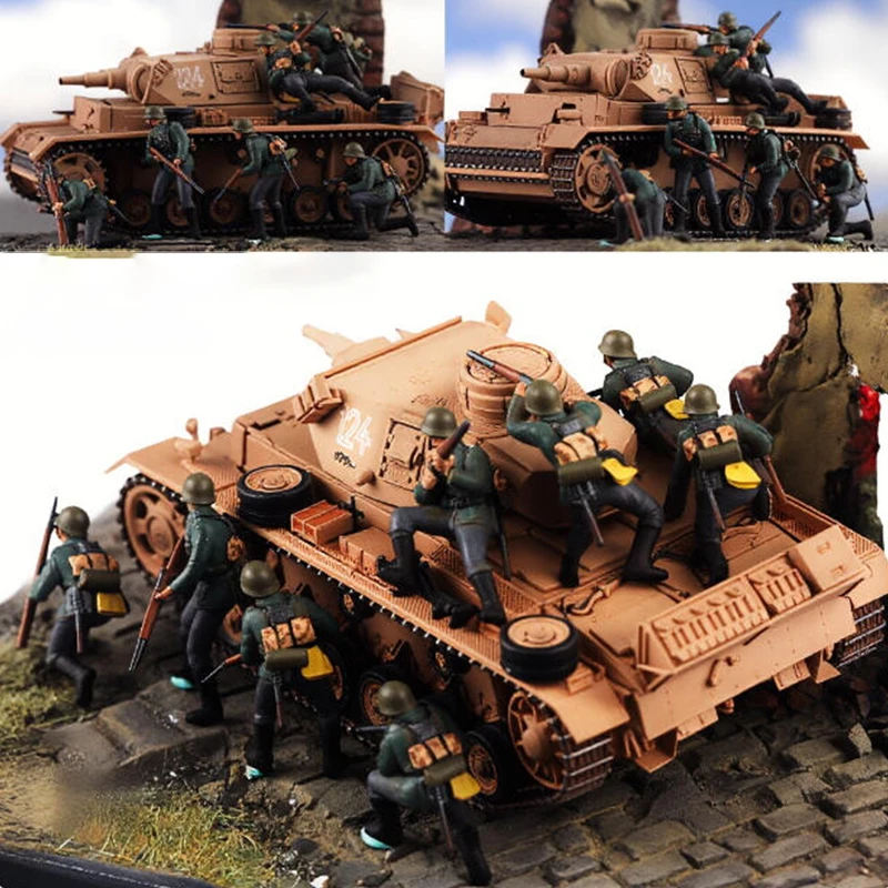 1:72 Scale Resin Models German Armoured Units Taking Cover Soldiers 8 Suitable For Tank Scenes Collectible Decorative Gifts
1:72 Scale Resin Models German Armoured Units Taking Cover Soldiers 8 Suitable For Tank Scenes Collectible Decorative Gifts
