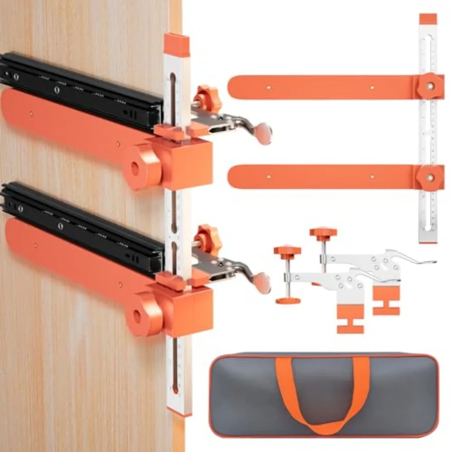 2.0 Adjustable Drawer Slide Jig With Toggle Clamp and Magnetic Arm, Precision Cabinet Drawer Jig Tool With Laser-Engraved Dual-
2.0 Adjustable Drawer Slide Jig With Toggle Clamp and Magnetic Arm, Precision Cabinet Drawer Jig Tool With Laser-Engraved Dual-