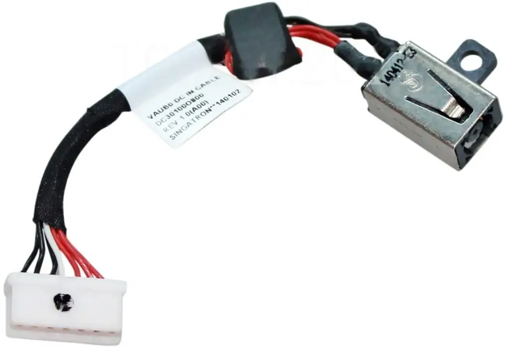 AC DC Power Jack with Cable Socket Plug Connector Port Replacement for Dell XPS 15 7590 P56F003
AC DC Power Jack with Cable Socket Plug Connector Port Replacement for Dell XPS 15 7590 P56F003