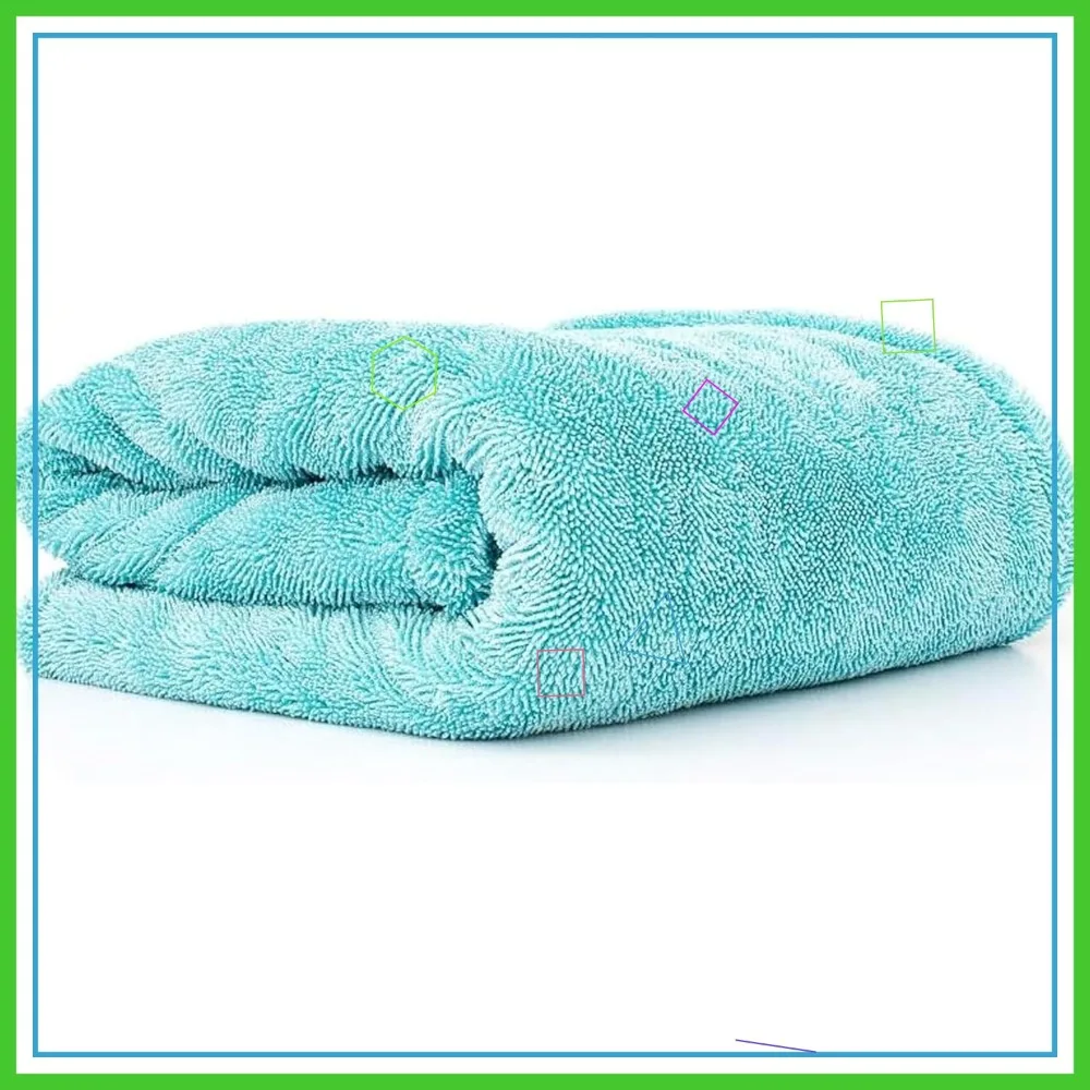 Absorbent Microfiber Drying Towel for Cars, Trucks, SUVs - Scratch-Free, Twist Loop, 1100gsm, Aqua Blue
Absorbent Microfiber Drying Towel for Cars, Trucks, SUVs - Scratch-Free, Twist Loop, 1100gsm, Aqua Blue