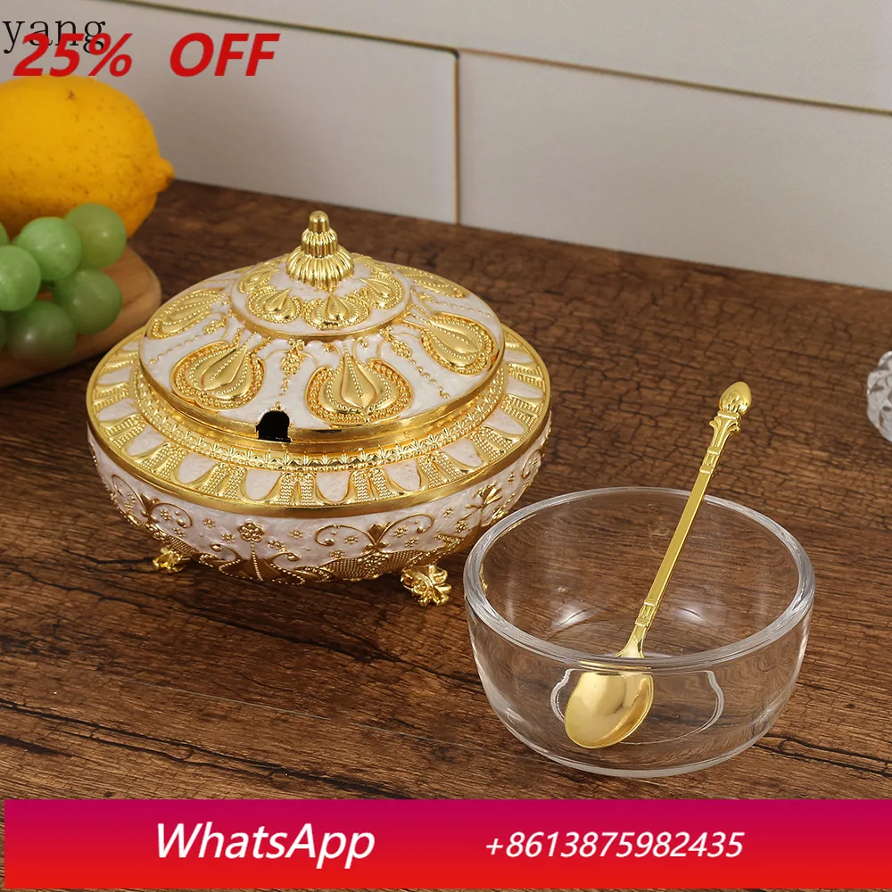 CX metal seasoning jar with lid and spoon household living room snack jar
CX metal seasoning jar with lid and spoon household living room snack jar
