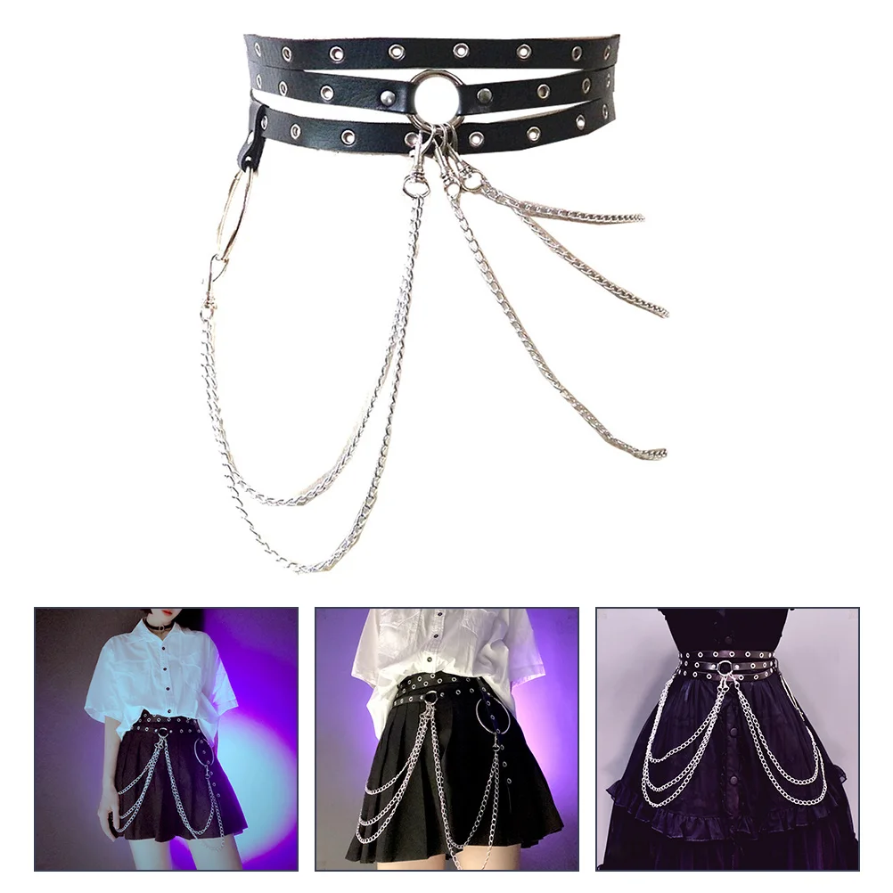 Waist Chain Punk Waistbands Street Dance Supplies Accessories Woman Multi-purpose Belt
Waist Chain Punk Waistbands Street Dance Supplies Accessories Woman Multi-purpose Belt