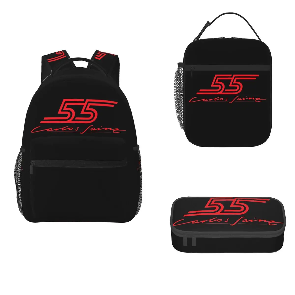 Carlos Sainz Jr F1 Signature Graphic - Dark Backpacks Boys Girls Bookbag Cartoon Kids Rucksack Lunch Bag Pen Bag Three-Piece Set
Carlos Sainz Jr F1 Signature Graphic - Dark Backpacks Boys Girls Bookbag Cartoon Kids Rucksack Lunch Bag Pen Bag Three-Piece Set