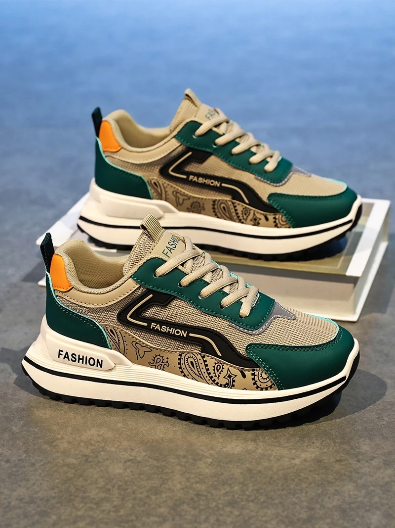 Men's Summer Anti-Slip Casual Running Shoes Mesh Upper Fashionable All-Match Dad Sneakers Student Sports Shoes Deep Mouth Lac...
Men's Summer Anti-Slip Casual Running Shoes Mesh Upper Fashionable All-Match Dad Sneakers Student Sports Shoes Deep Mouth Lac...