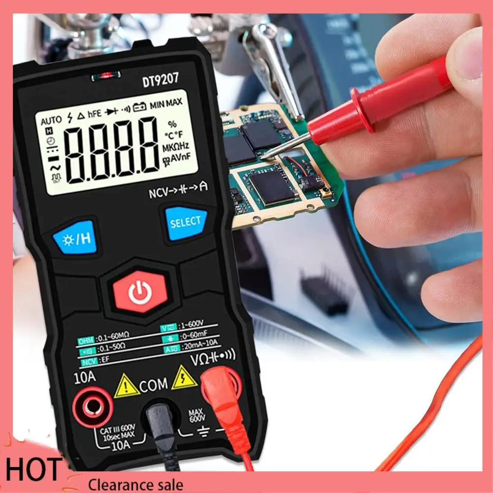 A88Z Multimeter Auto Range Smart Digital Multimeter DC/AC Portable LCD Display Non-Contact Induced Voltage Tester
A88Z Multimeter Auto Range Smart Digital Multimeter DC/AC Portable LCD Display Non-Contact Induced Voltage Tester