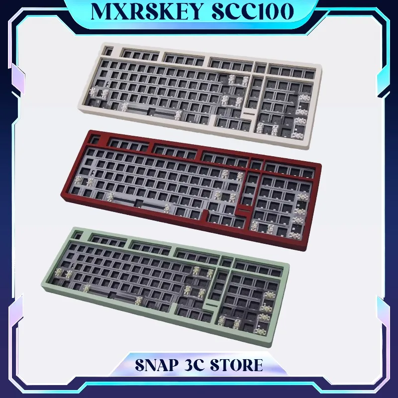 Механическая клавиатура MXRSKEY SCC100 из цельного алюминия, 100% беспроводная, трехрежимная, Bluetooth, Gasket-механизм, CNC, DIY Barebone-клавиатура
Механическая клавиатура MXRSKEY SCC100 из цельного алюминия, 100% беспроводная, трехрежимная, Bluetooth, Gasket-механизм, CNC, DIY Barebone-клавиатура