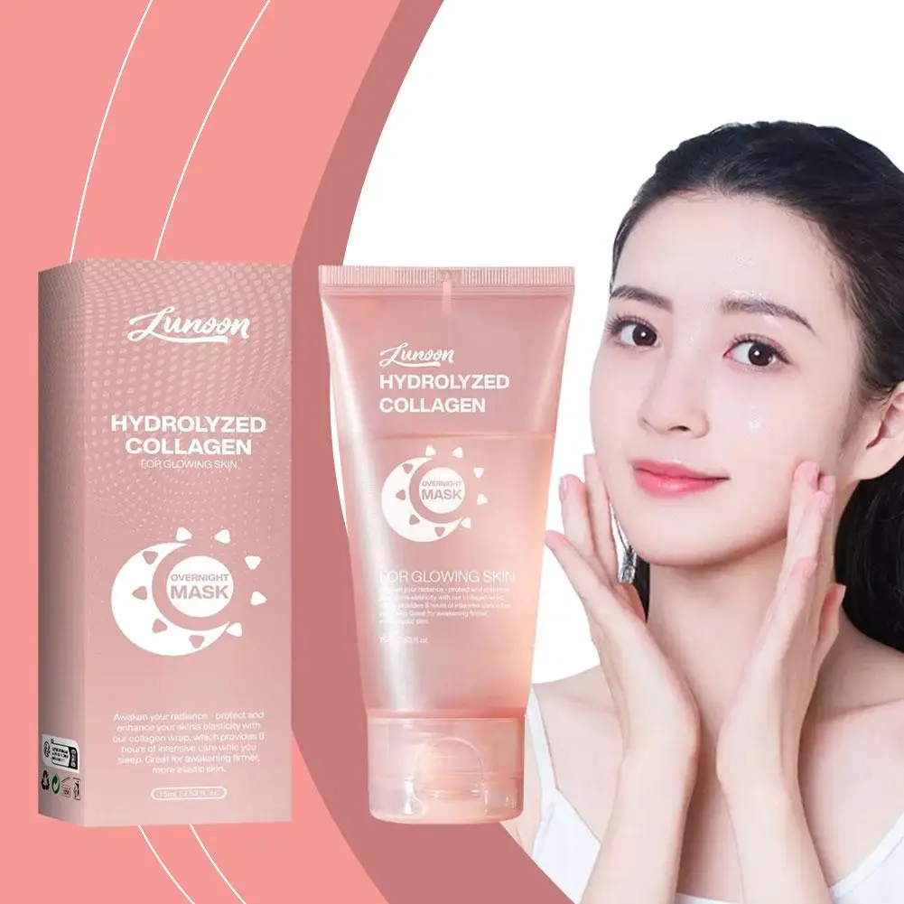 75ml Collagen Overnight Wrapping Peel Off Facial Mask Collagen Deeply Cream Night Night Hydrates Mask Mask Care Korean Wrap U0J3
75ml Collagen Overnight Wrapping Peel Off Facial Mask Collagen Deeply Cream Night Night Hydrates Mask Mask Care Korean Wrap U0J3